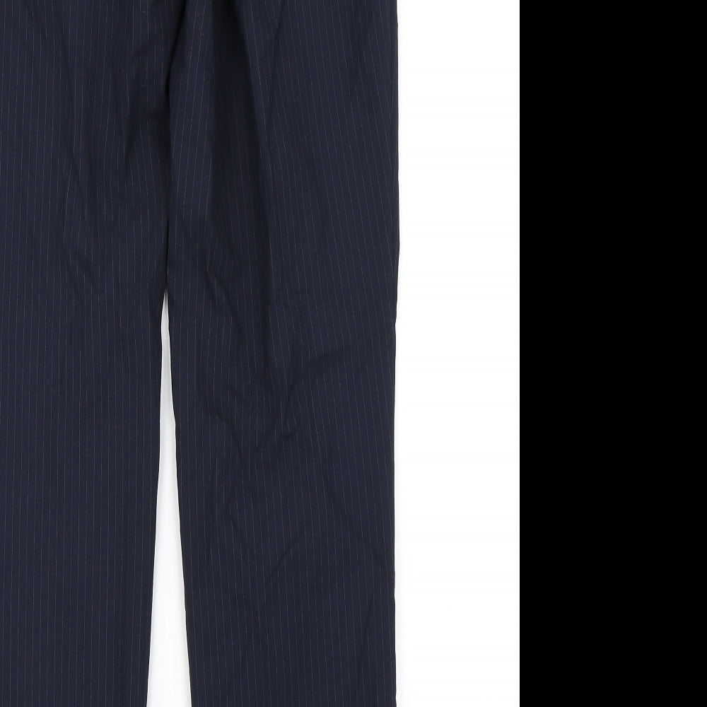 Womens UK Size 10 River Island Regular Fit Blue Trousers