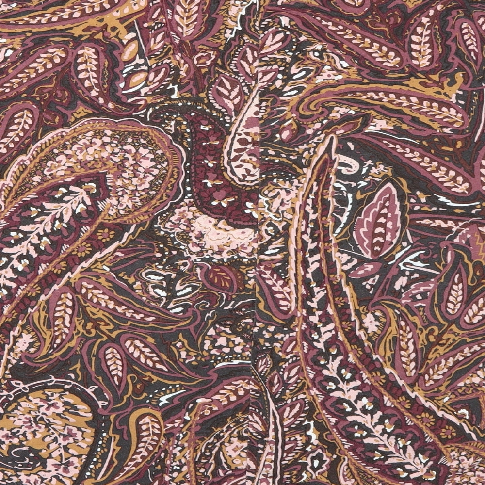 Classic Womens Multicoloured Paisley A-Line Skirt