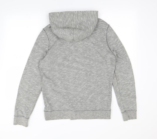 Hollister Womens Grey Full Zip Hoodie Size S
