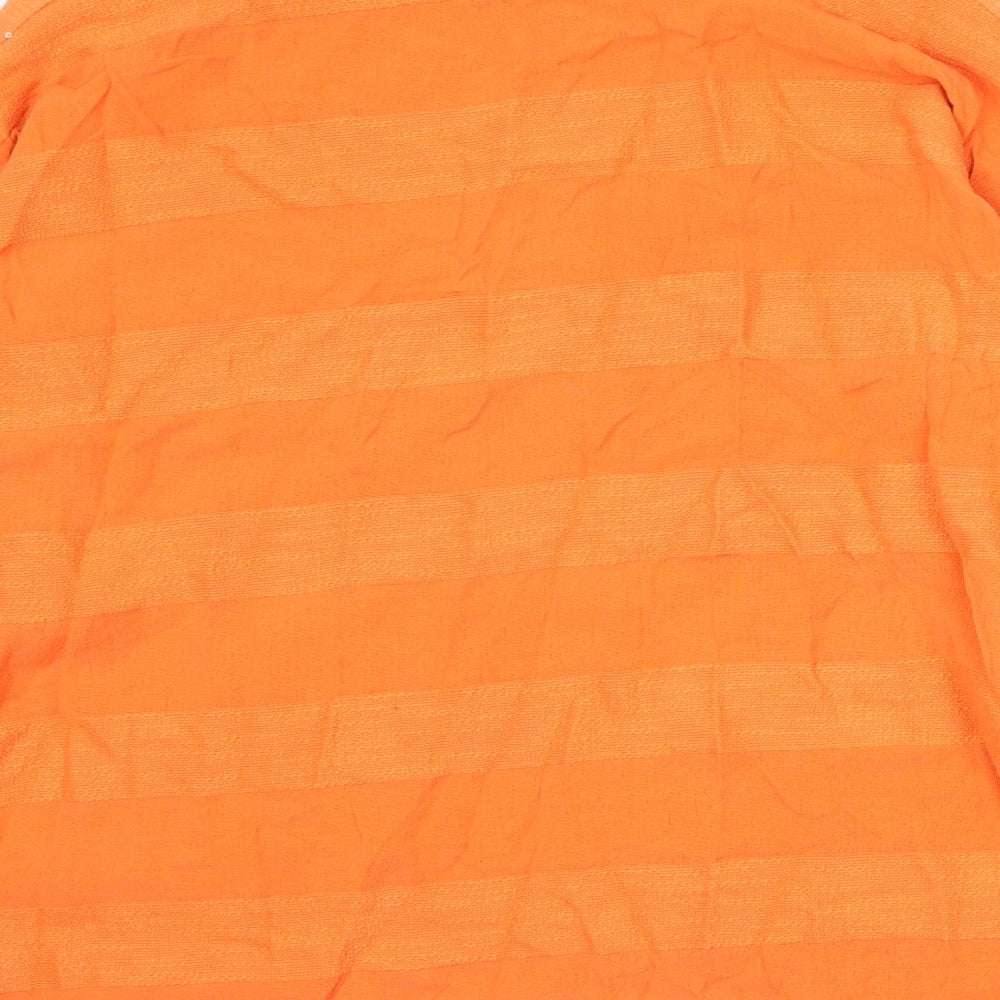 Penella Womens Orange Basic T-Shirt Size S