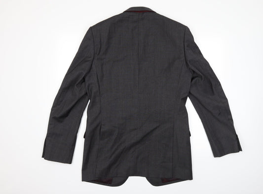 Mens UK Size 40 Marks and Spencer Regular Grey Suit Jacket