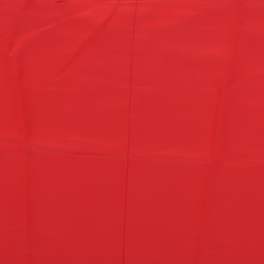 Womens UK Size 14 Richards Red Basic T-Shirt