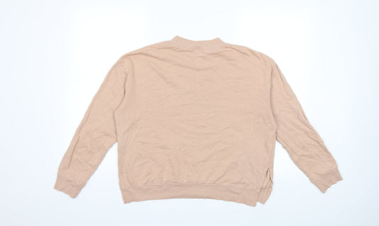 H&M Womens Beige Pullover Sweatshirt Size M