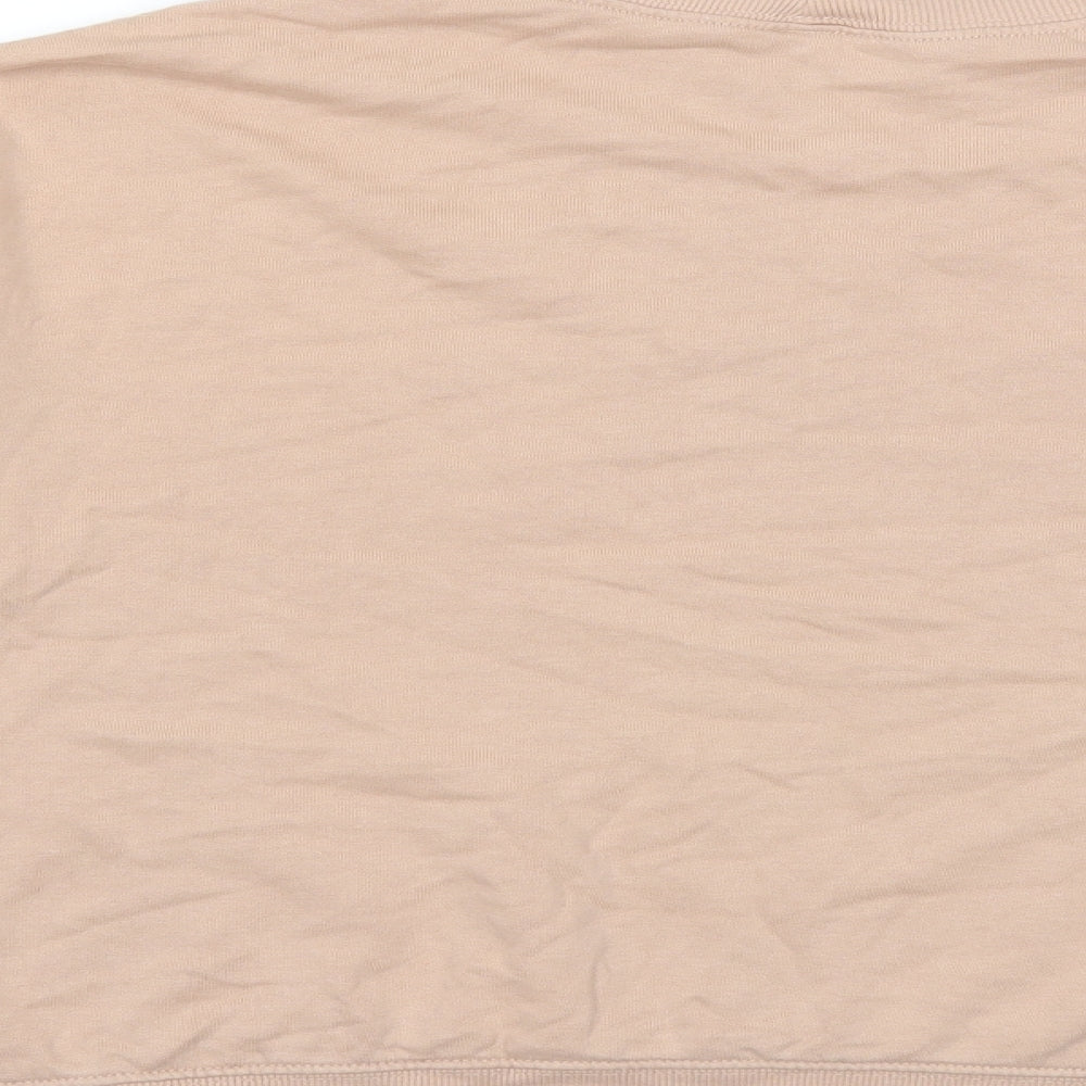 H&M Womens Beige Pullover Sweatshirt Size M