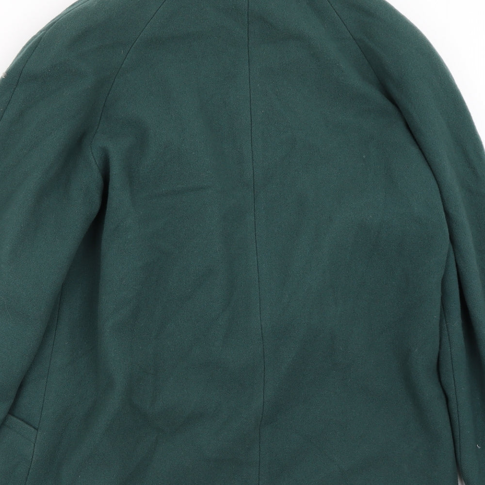 Preworn Womens Green Jacket Coat Size 14
