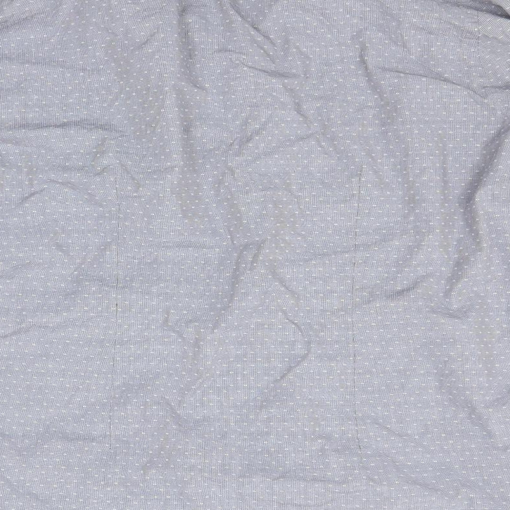 Taylor & Cutter Mens Blue Button-Up Size XL