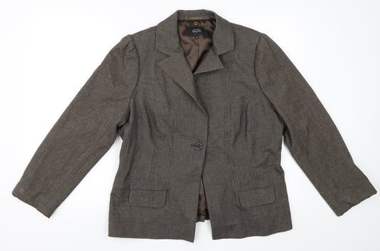 Womens UK Size 10 Per Una Brown Jacket