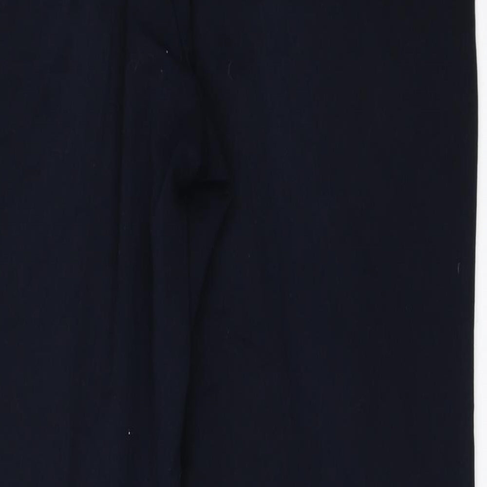 Womens UK Size 14 Marks and Spencer Regular Fit Blue Trousers