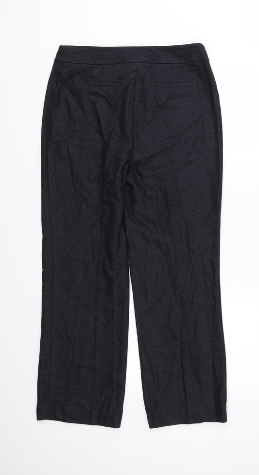 Country Casuals Womens Blue Trousers Size 10 L27 in