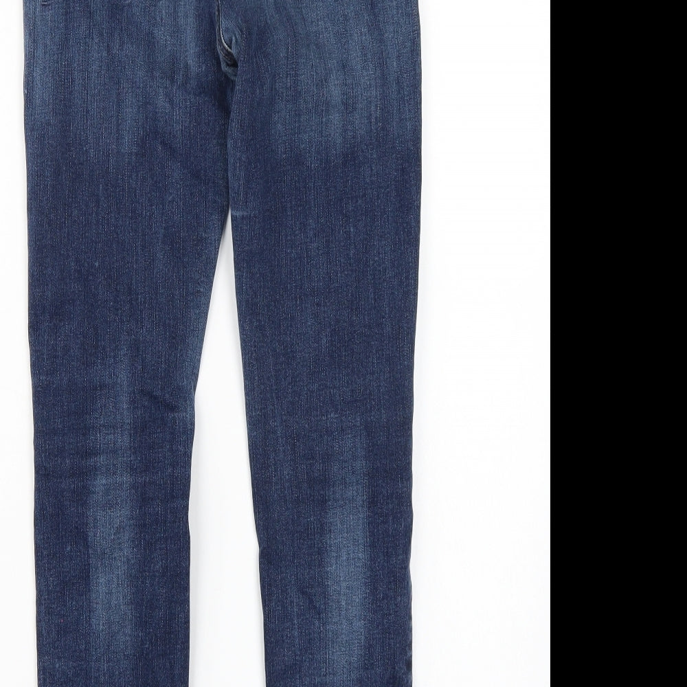LB Womens Blue Cropped Jeans Size 30 L25 in
