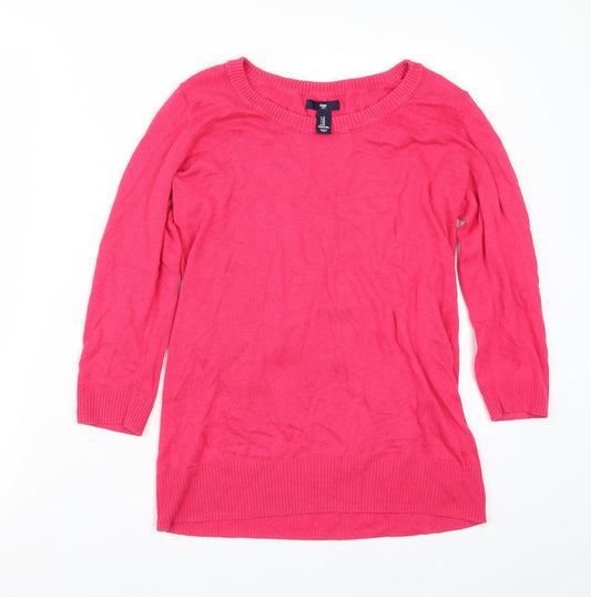 Gap Womens Pink Pullover Jumper Size M