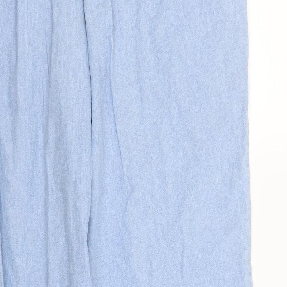 Isle Womens Blue Straight Jeans Size 16 L27 in