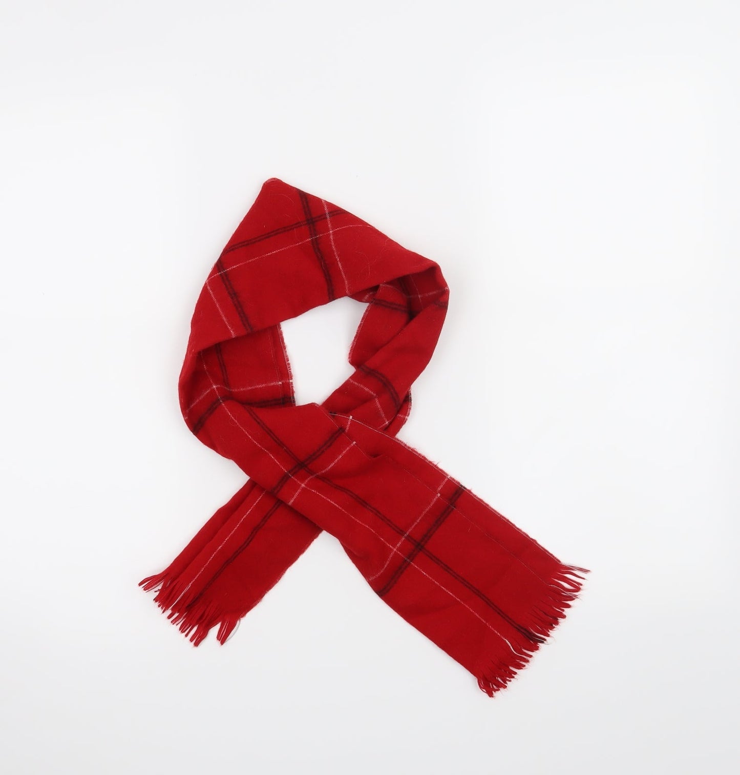 Preworn Girls Red Scarf Scarves & Wraps One Size