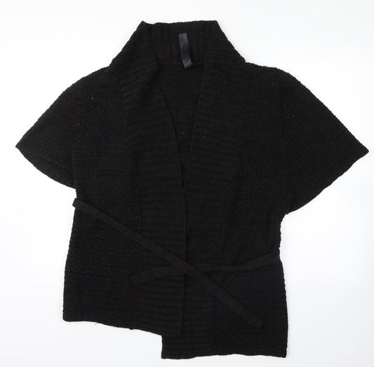 evie Womens Black Cardigan Jumper Size 14