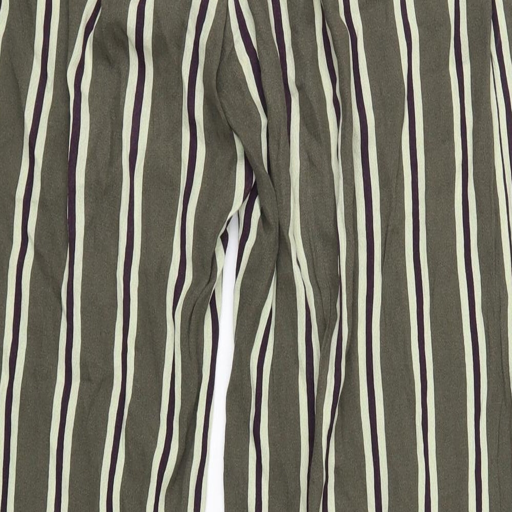 Libertine Womens Green Striped Trousers Size S L30 in
