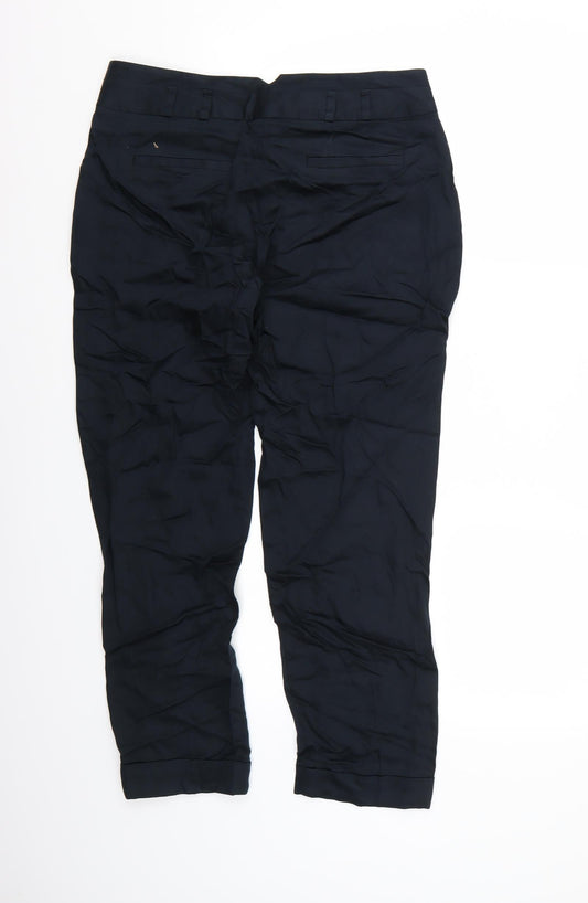 Monsoon Womens Blue Trousers Size 10 L27 in
