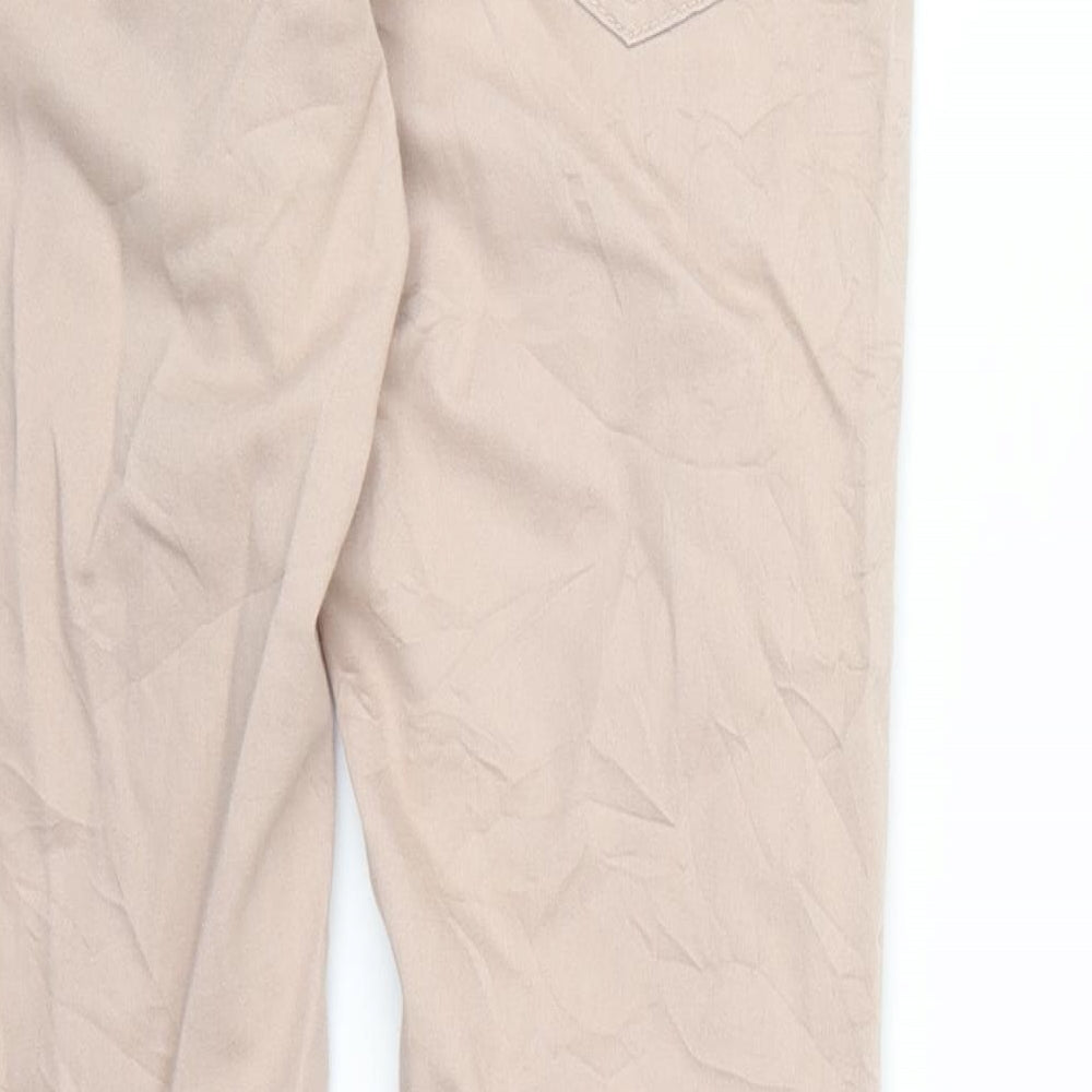 Womens UK Size 12 Waredenim Regular Fit Skinny Pink Jeans