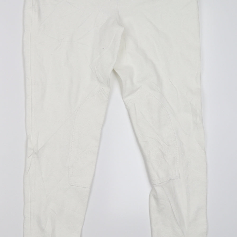 Gallop Womens White Jegging Leggings Size L L30 in - Jodhpurs