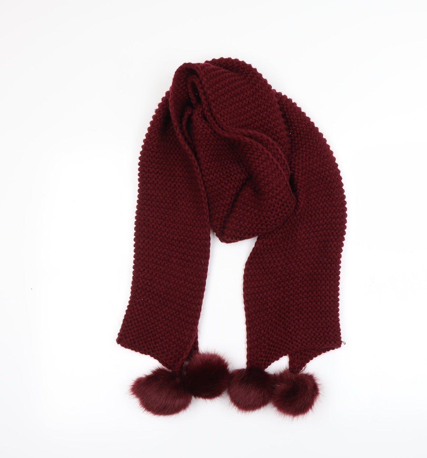 Preworn Womens Red Scarf