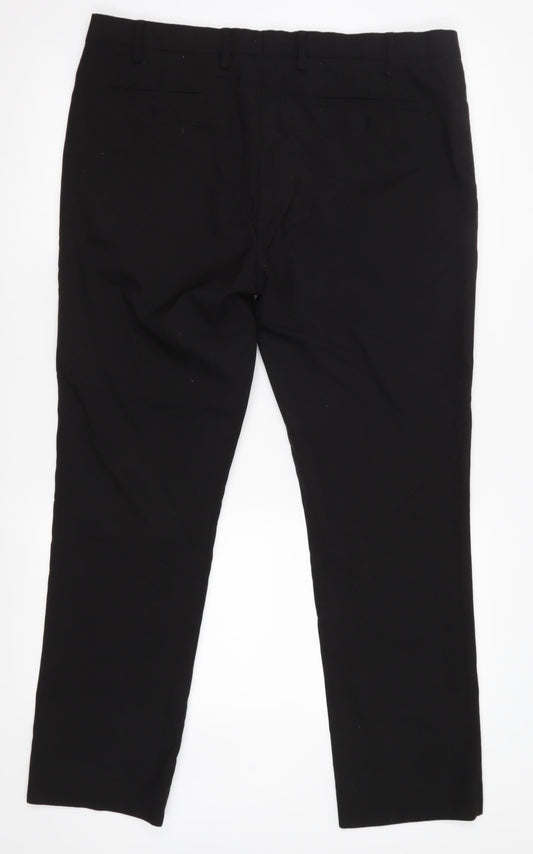 Cedar Wood State Womens Black Trousers Size 48 L27 in