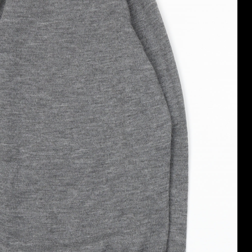 Courtelle Mens Grey Knit Pullover Jumper Size S