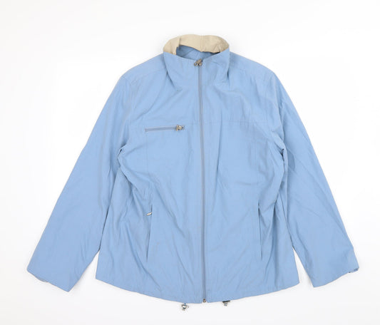 Berkertex Womens Blue Overcoat Coat Size 10