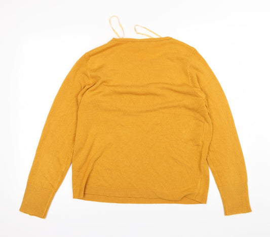 Primark Womens Yellow Basic T-Shirt Size 12