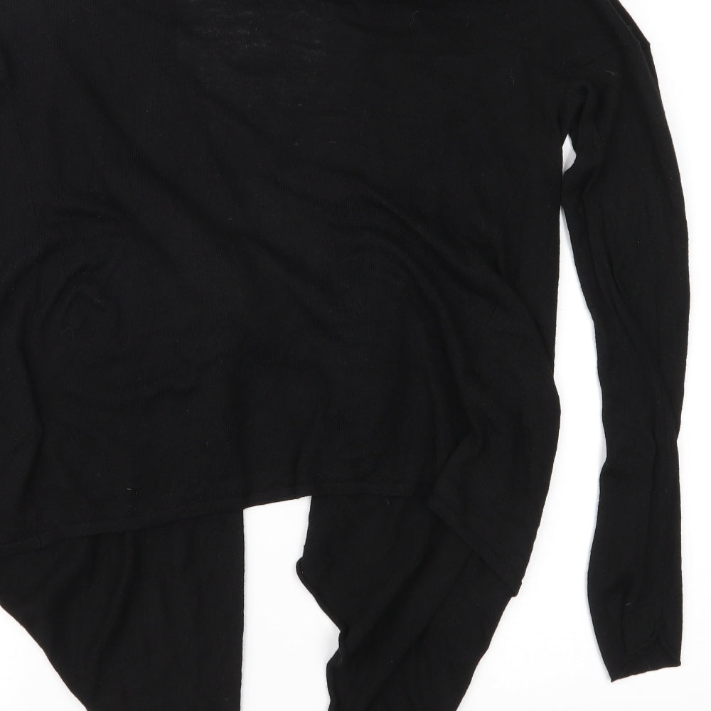 H&M Womens Black Knit Cardigan Jumper Size XS