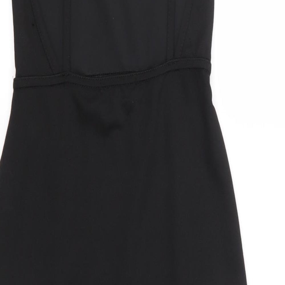 PRETTYLITTLETHING Womens Black Shift Size 6