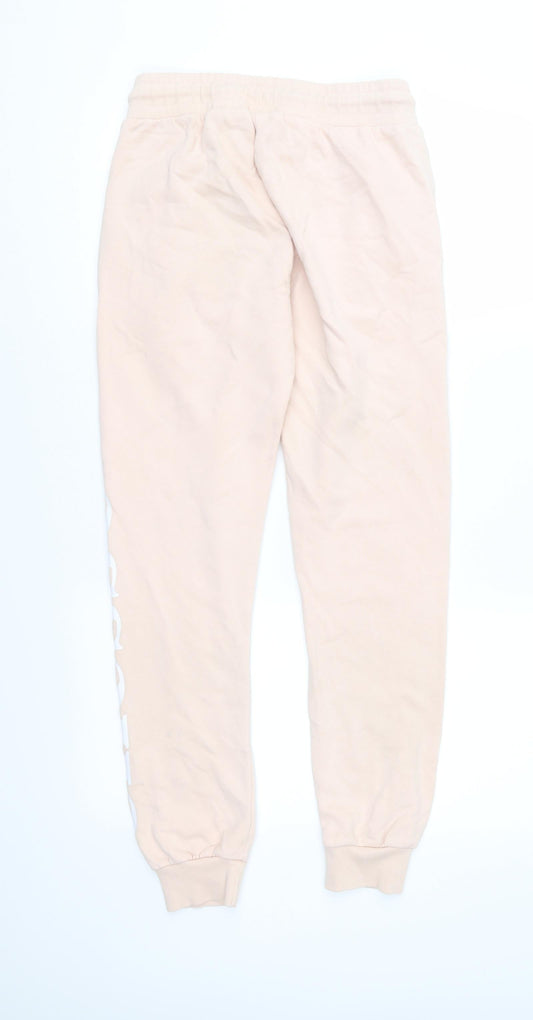Womens UK Size 30 in ellesse Regular Fit Jogger Pink Trousers