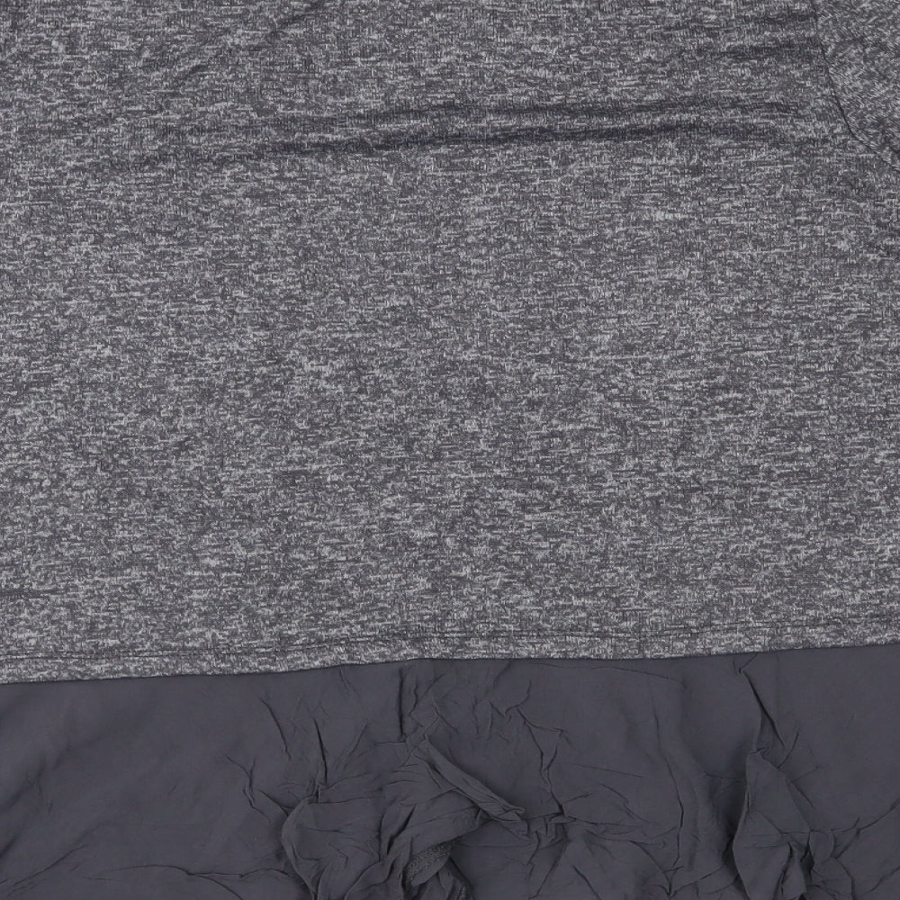 TU Womens Grey Jersey Basic Blouse Size 14