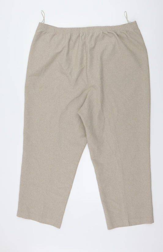 Bonmarché Womens Brown Trousers Size 20 L25 in