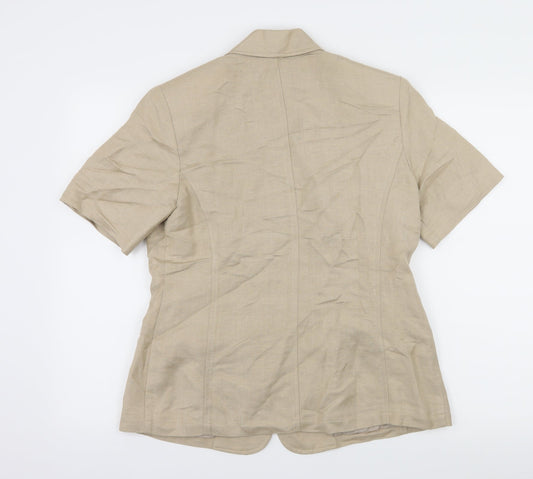 Womens UK Size 12 OPUS Beige Jacket