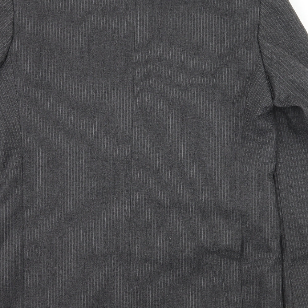 Mens UK Size L Hodges Regular Grey Suit Jacket