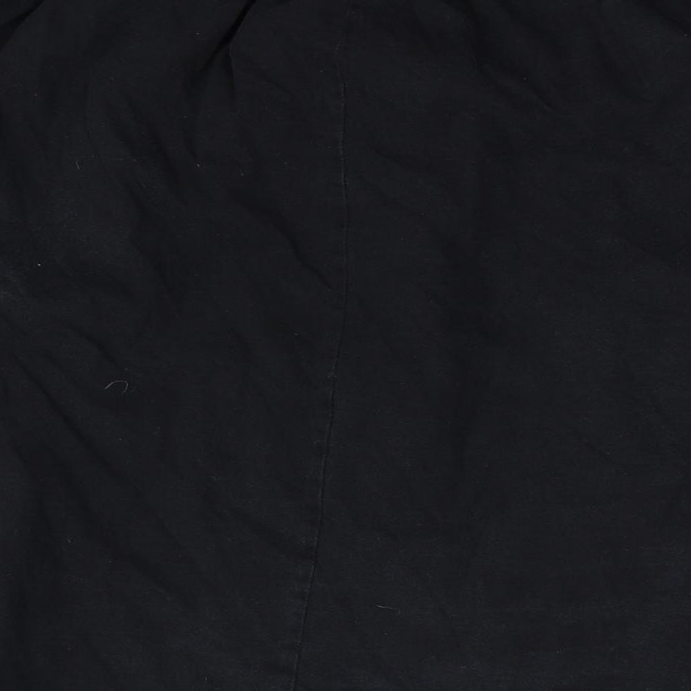 Womens UK Size 10 ASOS Black Basic Blouse