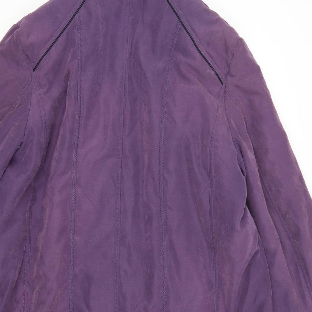 Womens UK Size 2XL anna rose Purple Overcoat