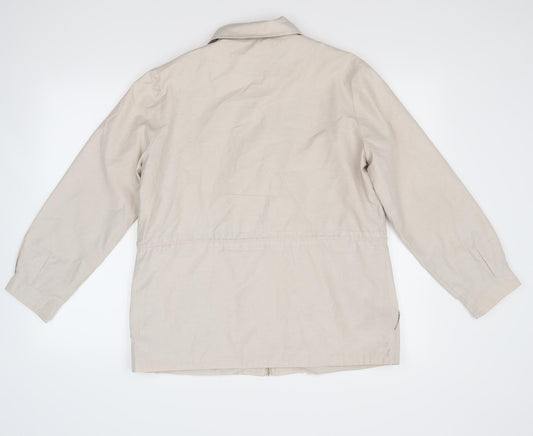 Womens UK Size 12 Preworn Beige Jacket