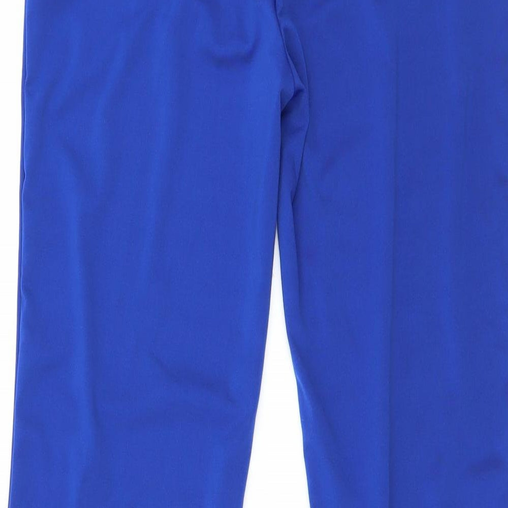 Womens UK Size XL Preworn Regular Fit Blue Trousers