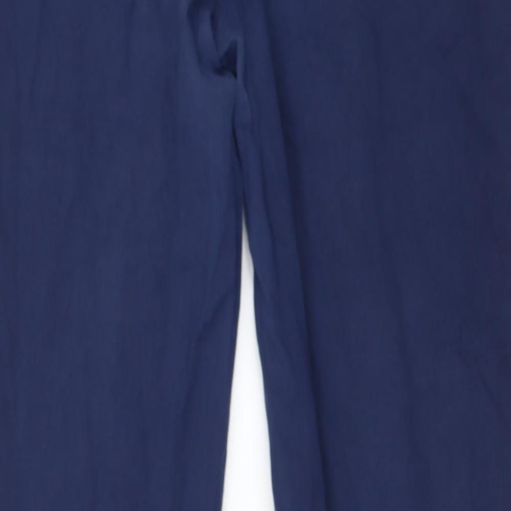 Womens UK Size 10 H&M Regular Fit Blue Trousers