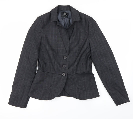 Womens UK Size 6 Zara Regular Grey Blazer