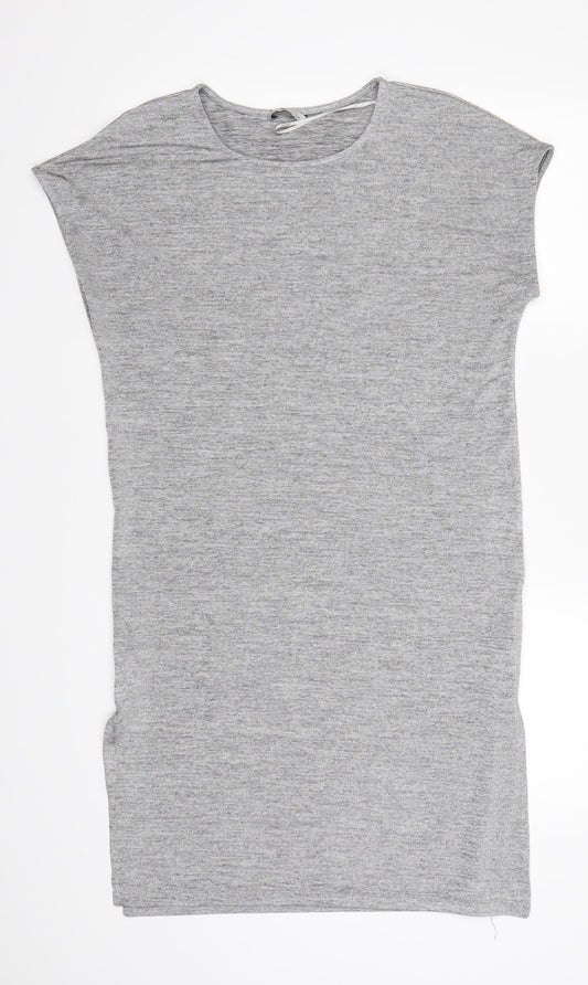 Womens UK Size 10 TU Grey Basic Polo