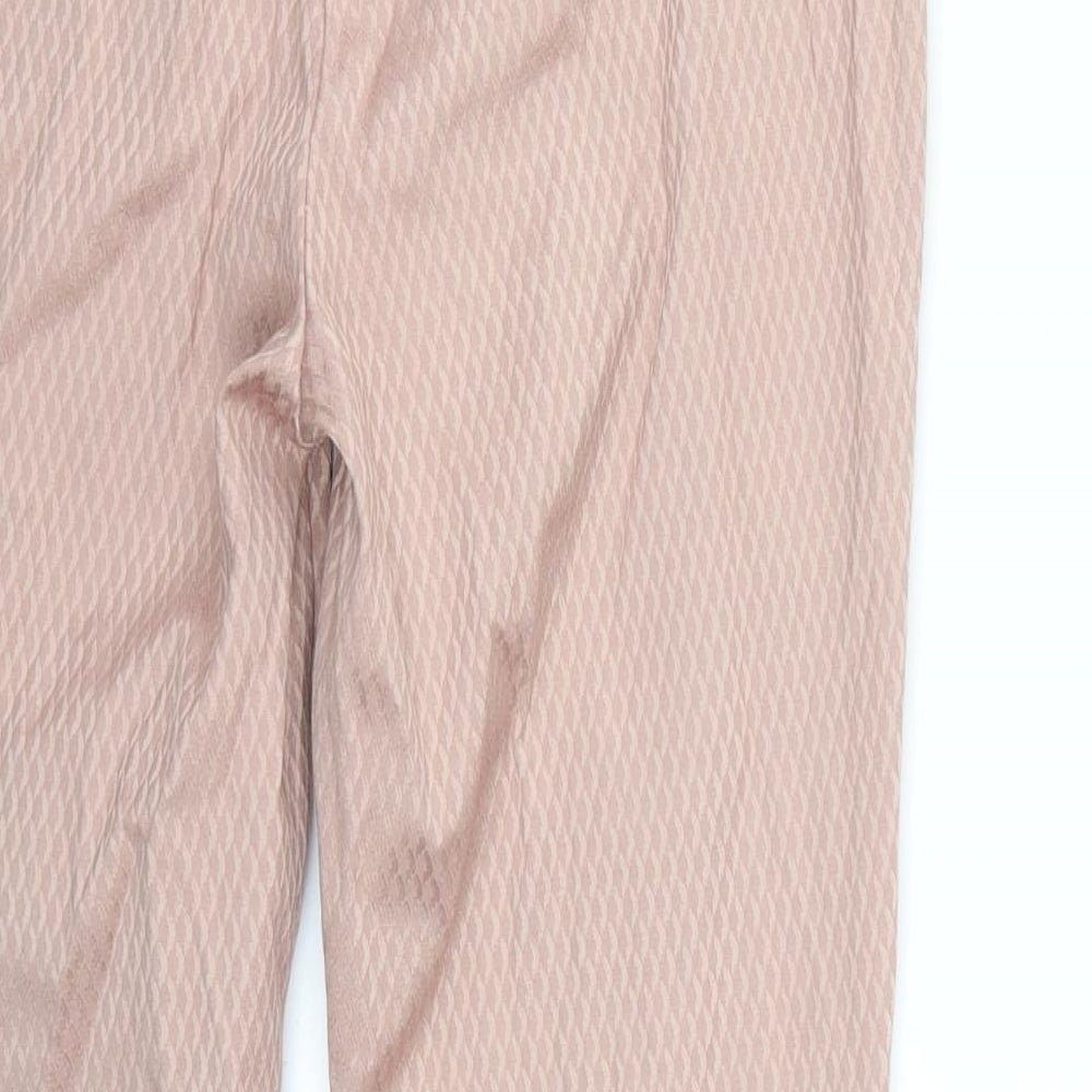 F&F Womens Pink Trousers Size 6 L27 in