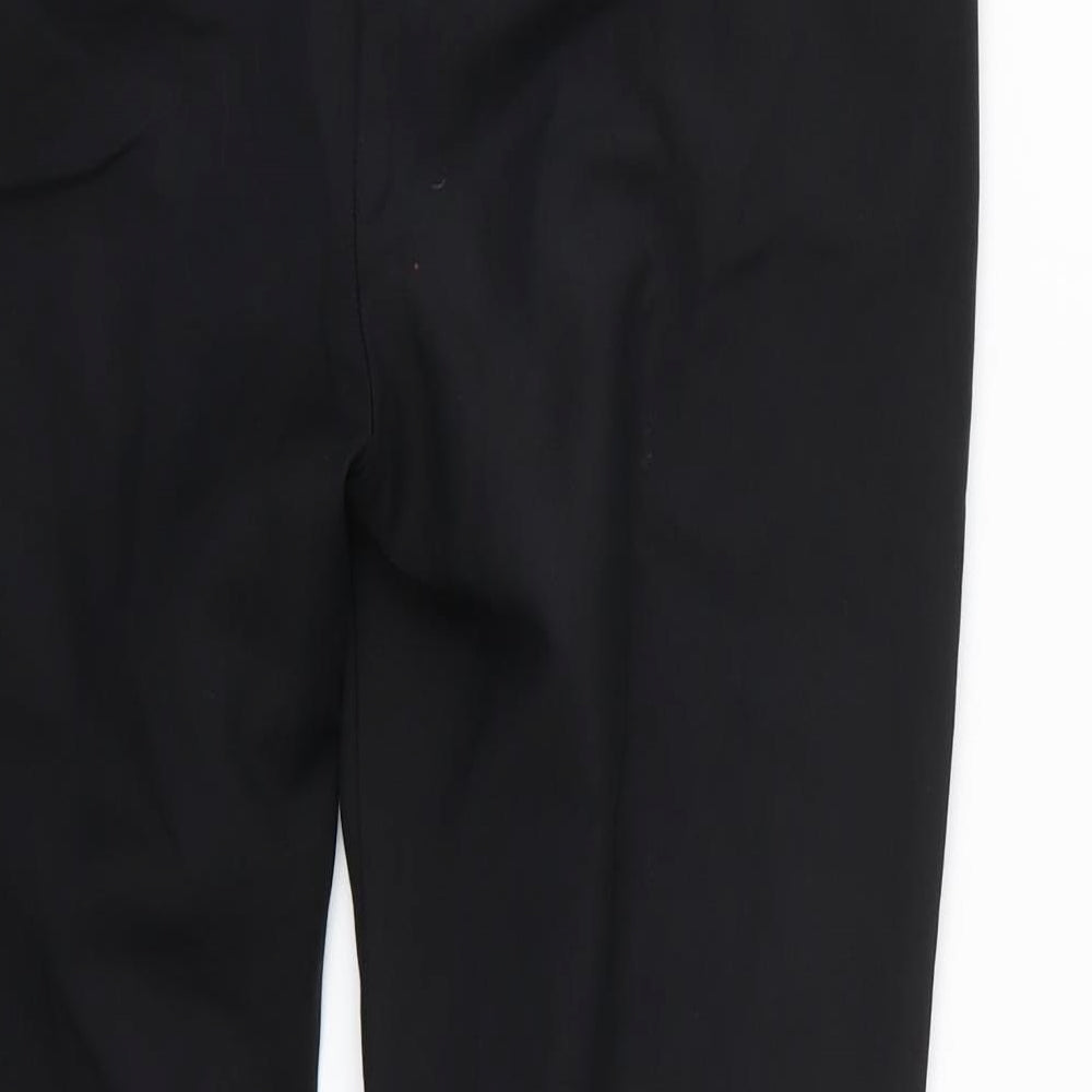 Womens UK Size 10 NEXT Regular Fit Black Trousers