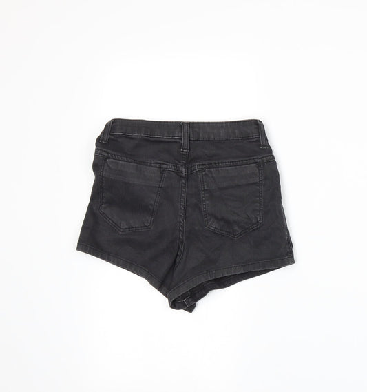 Topshop Womens Grey   Hot Pants Shorts Size 6