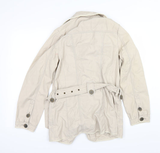 George Womens Brown Overcoat Coat Size 12