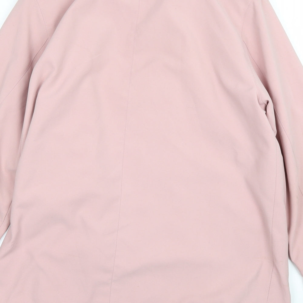 Berkertex Womens Pink Overcoat Coat Size 12