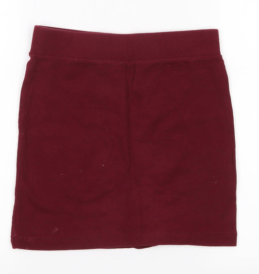 FOREVER 21 Womens Red   A-Line Skirt Size S