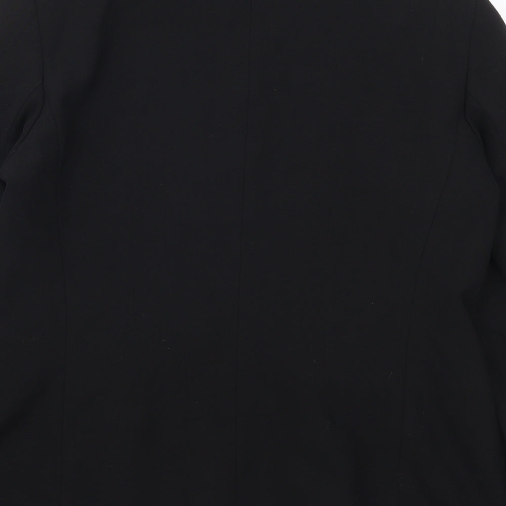 Womens UK Size 10 Preworn Petites Black Suit Jacket