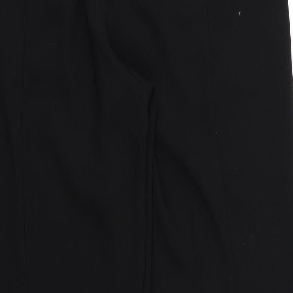 Womens UK Size 33 in NEXT Regular Fit Black Trousers
