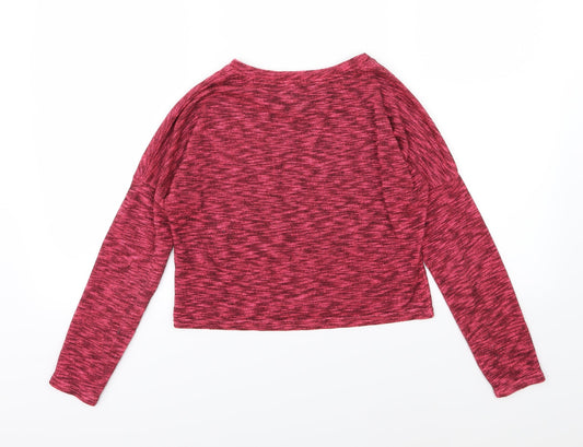 Womens UK Size 10 Atmosphere Pink Basic T-Shirt
